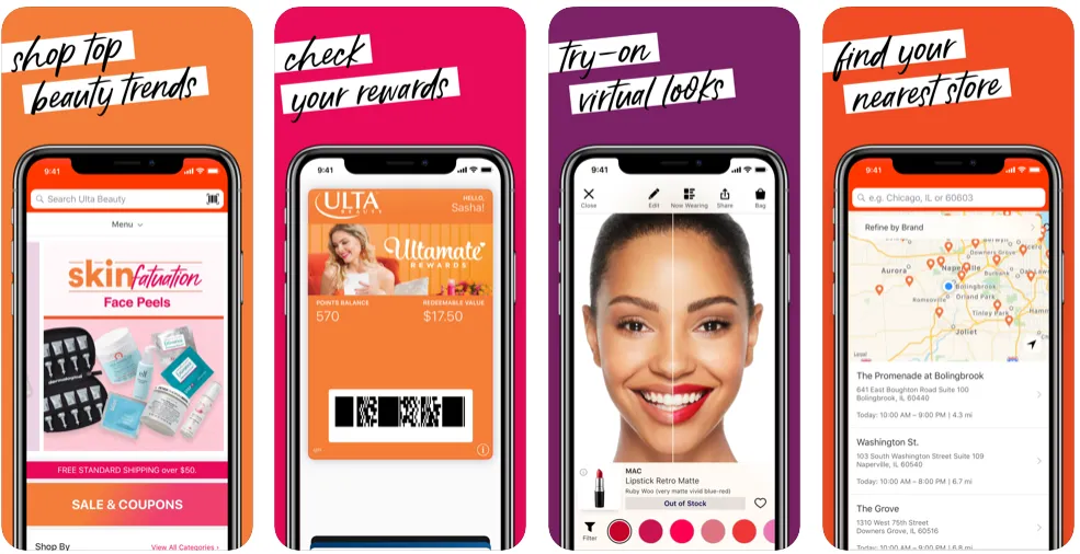 ulta-beauty-app-screenshots – mobile marketing reads