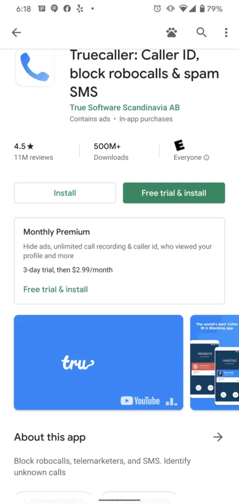 google-play-new-subscription-feature-truecaller – mobile marketing reads