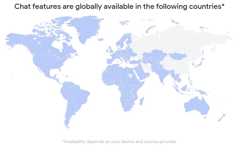google-rcs-available-countries – mobile marketing reads