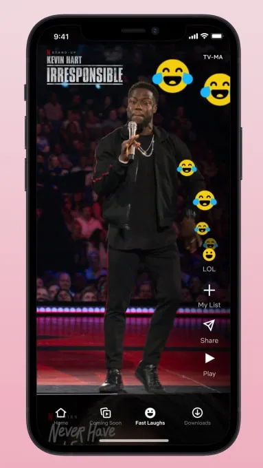 netflix-fast-laughs-kevin-heart – mobile marketing reads