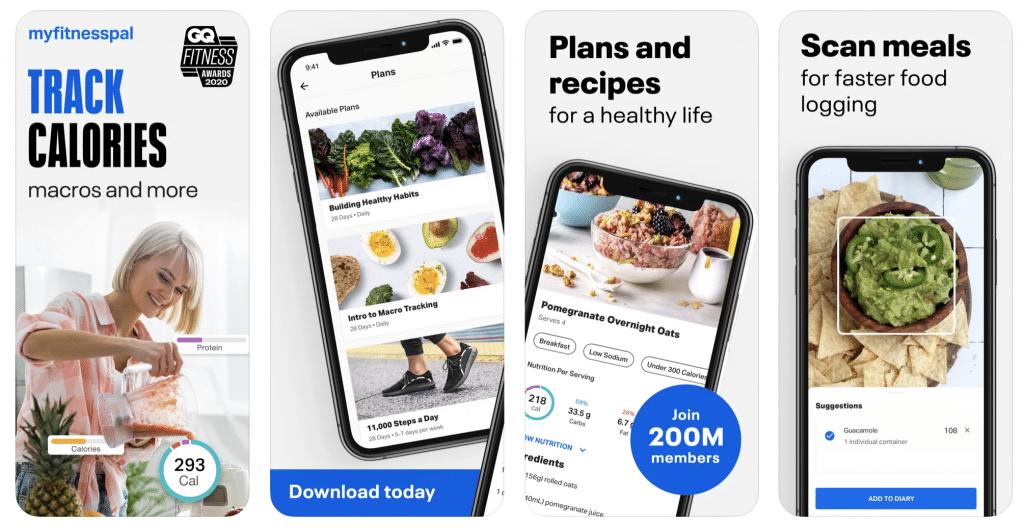 Calorie Counter app by MyFitnessPal in the App Store