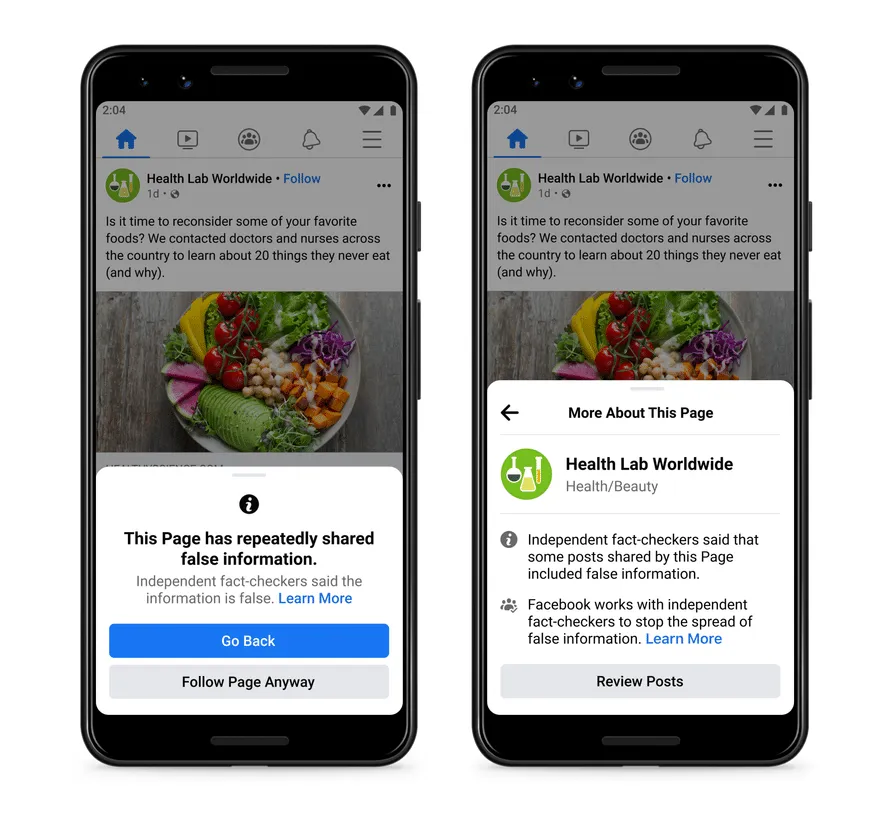 facebook-pages-false-info-popup – mobile marketing reads