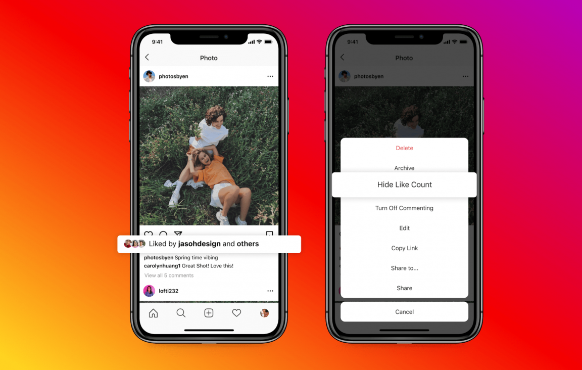 Instagram, Facebook will let users hide Like counts on posts