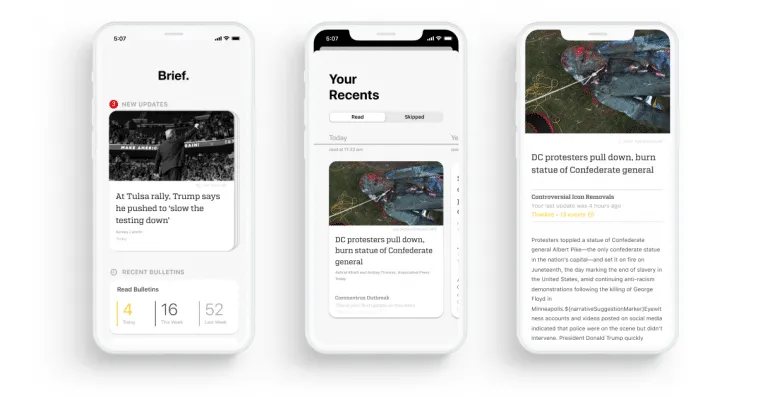 brief-news-app – mobile marketing reads