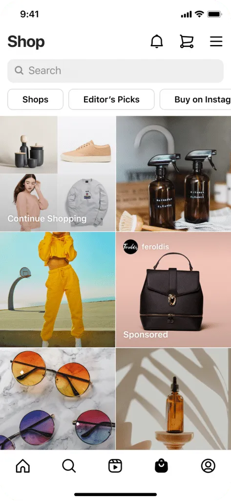 ig-shop-tab-ad – mobile marketing reads