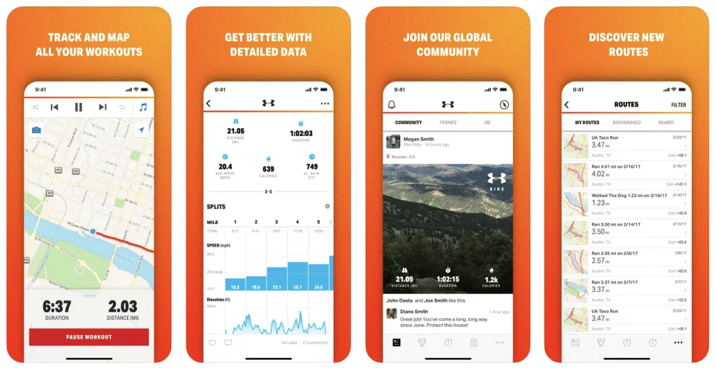 mapmyride – mobile marketing reads