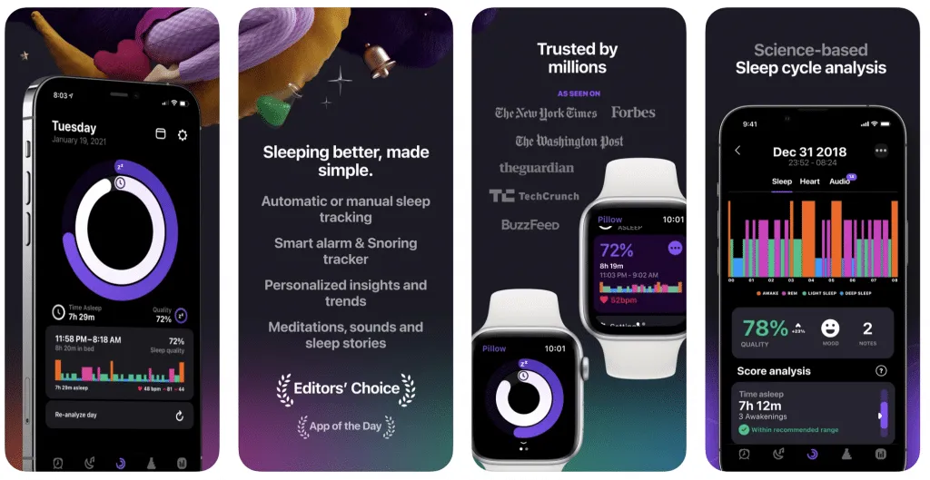 pillow-sleep-app – mobile marketing reads
