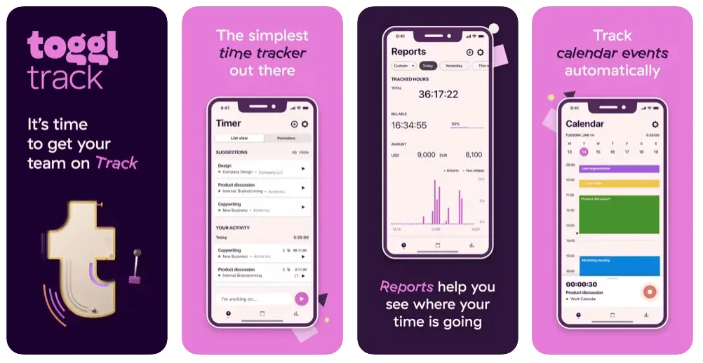 toggl – mobile marketing reads