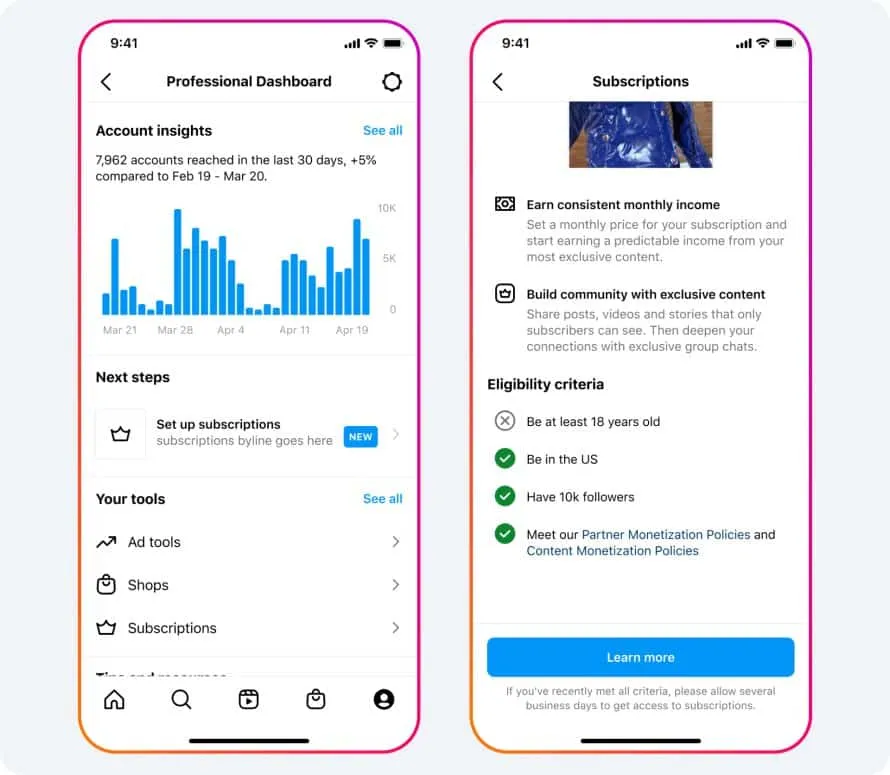 instagram-subscriptions – mobile marketing reads