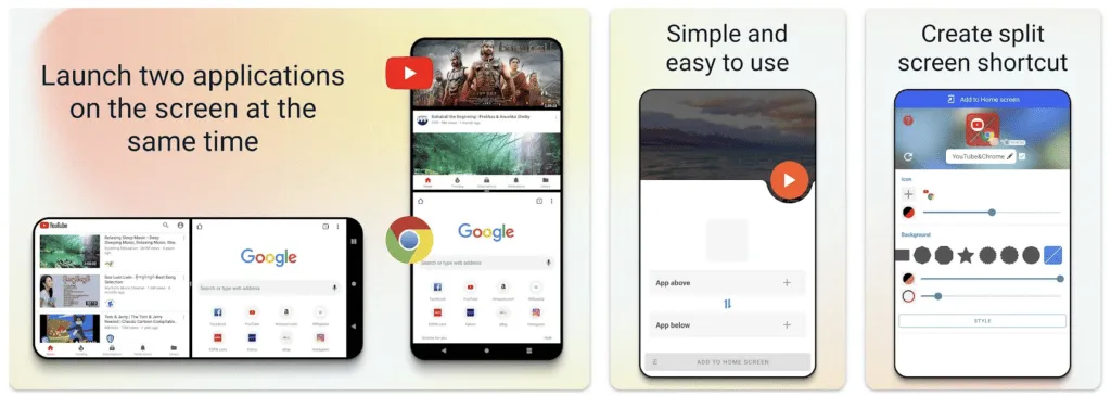 split-screen – mobile marketing reads