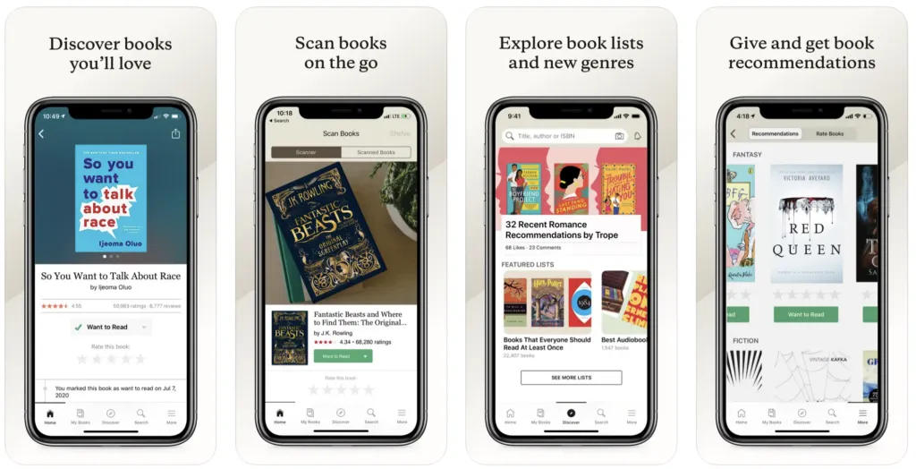 goodreads – mobile marketing reads