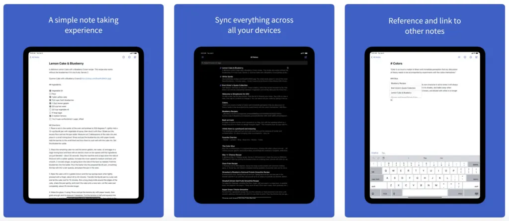 simplenote – mobile marketing reads