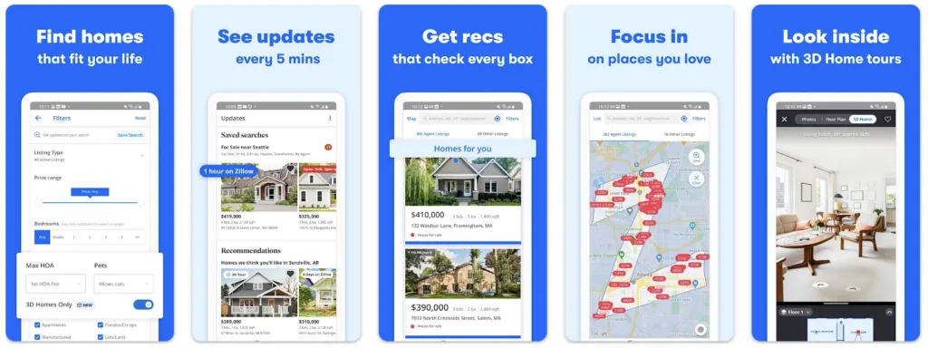 zillow – mobile marketing reads
