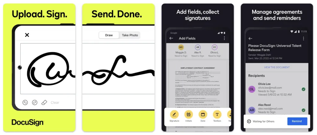 docusign – mobile marketing reads