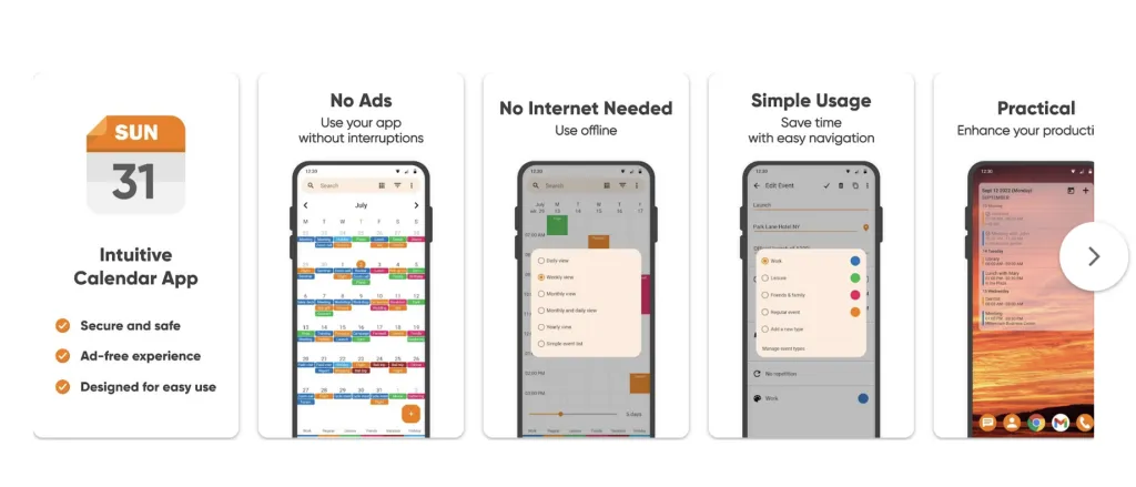 simple-calendar – mobile marketing reads