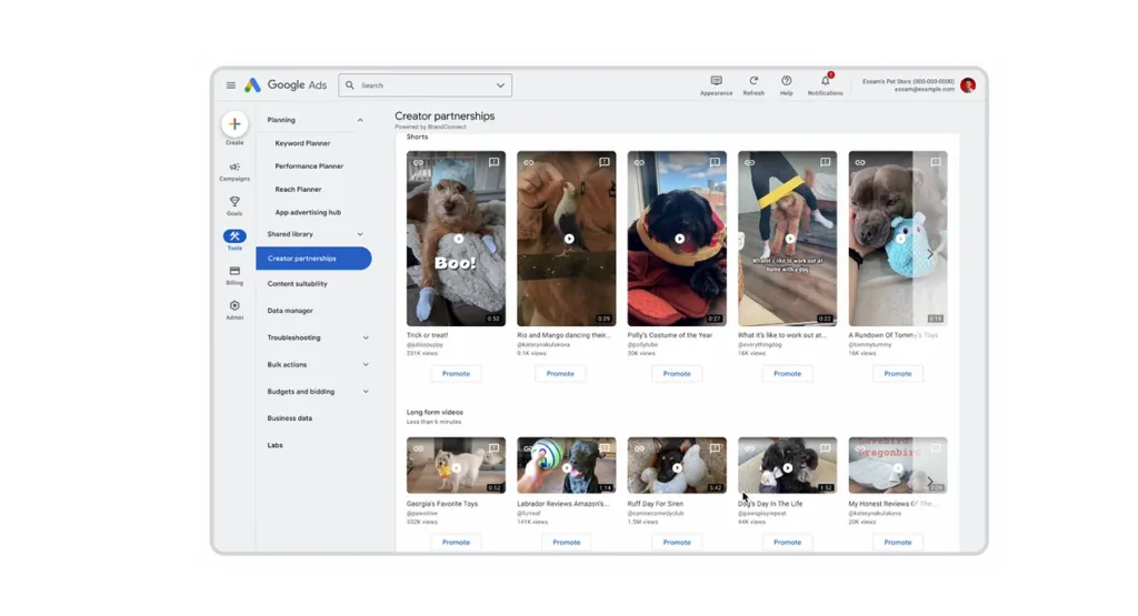 google-ads-creator-partnerships-tab – mobile marketing reads