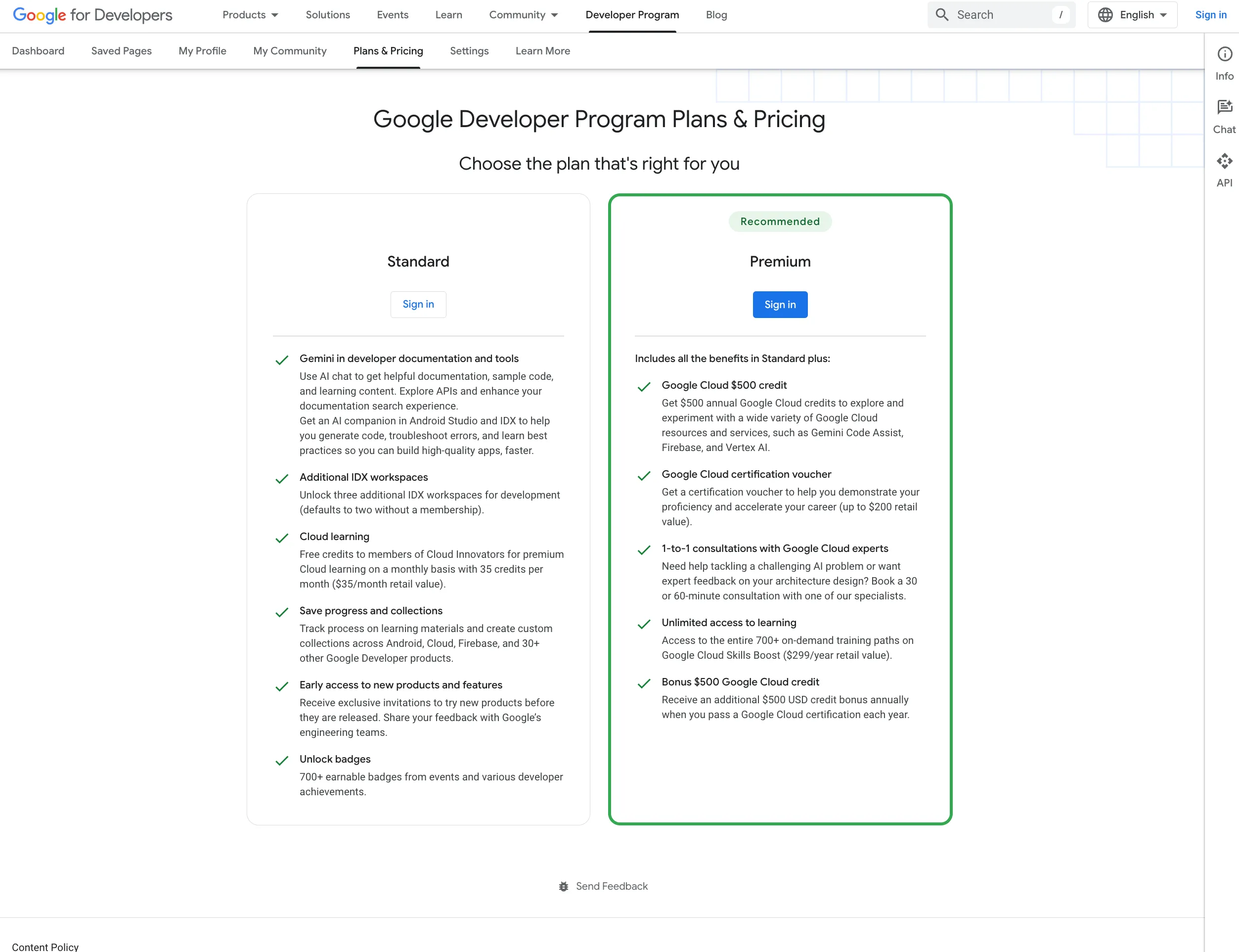 Google launches Google Developer Program premium membership