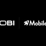 INMOBI and MobileAction logos on a black background, separated by a vertical divider.