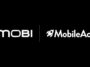INMOBI and MobileAction logos on a black background, separated by a vertical divider.