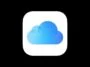 icloud-og – mobile marketing reads Apple iCloud app icon: overlapping blue clouds on a rounded white square background on a black backdrop.
