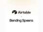 Airtable and Bending Spoons logos with a plus sign, indicating a partnership or collaboration.