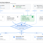 androidx-security-state-libraries – mobile marketing reads AndroidX security state architecture diagram showing components, updates flow, and the effective security state.