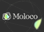 moloco – mobile marketing reads Moloco brand logo on a dark background, featuring an atom-like emblem beside the word 'Moloco'.